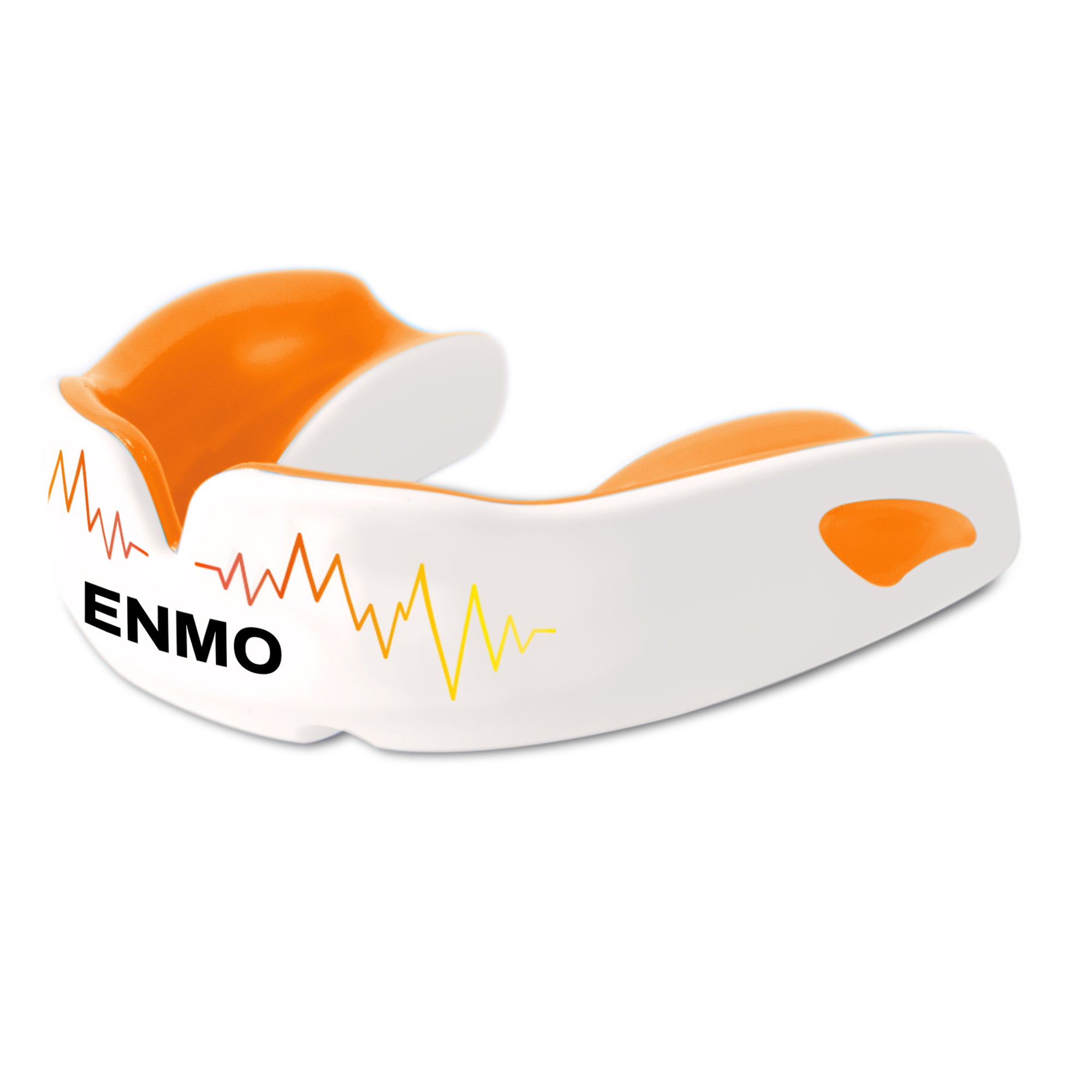 Enmo Maxilla Pro Mouthguard - Adult, Radio White/Orange