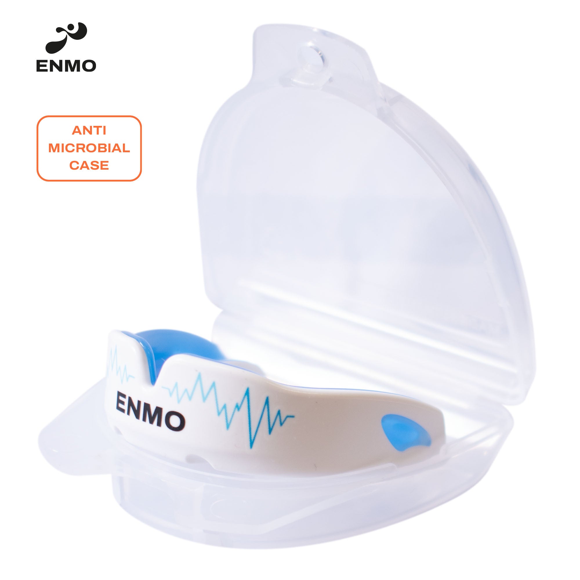 Protector Bucal Enmo Maxilla Pro - Adulto Blanco/Azul