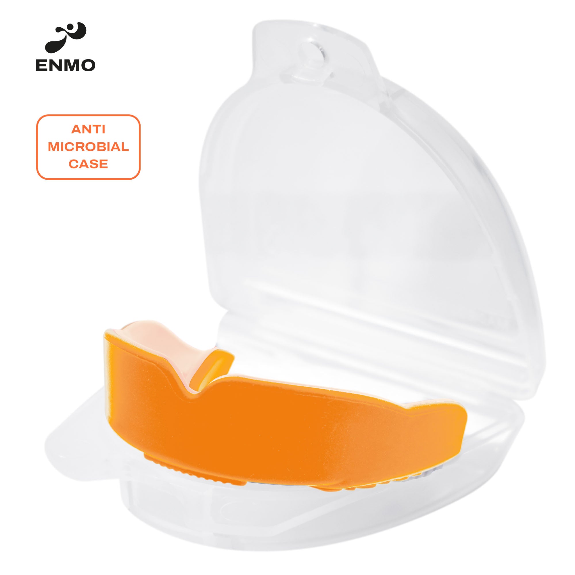 Enmo Maxilla Gel Mouthguard - Adult, Orange/White