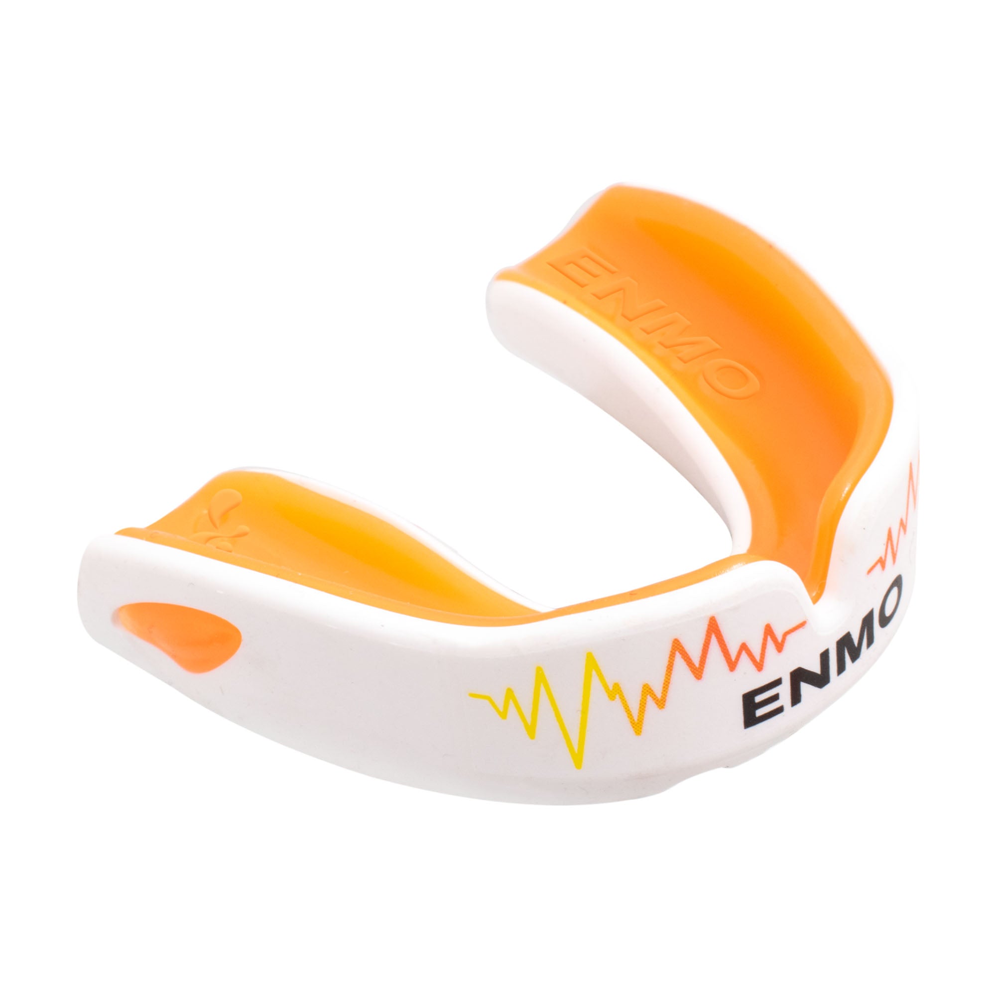 Enmo Maxilla Pro Mouthguard - Adult, Radio White/Orange