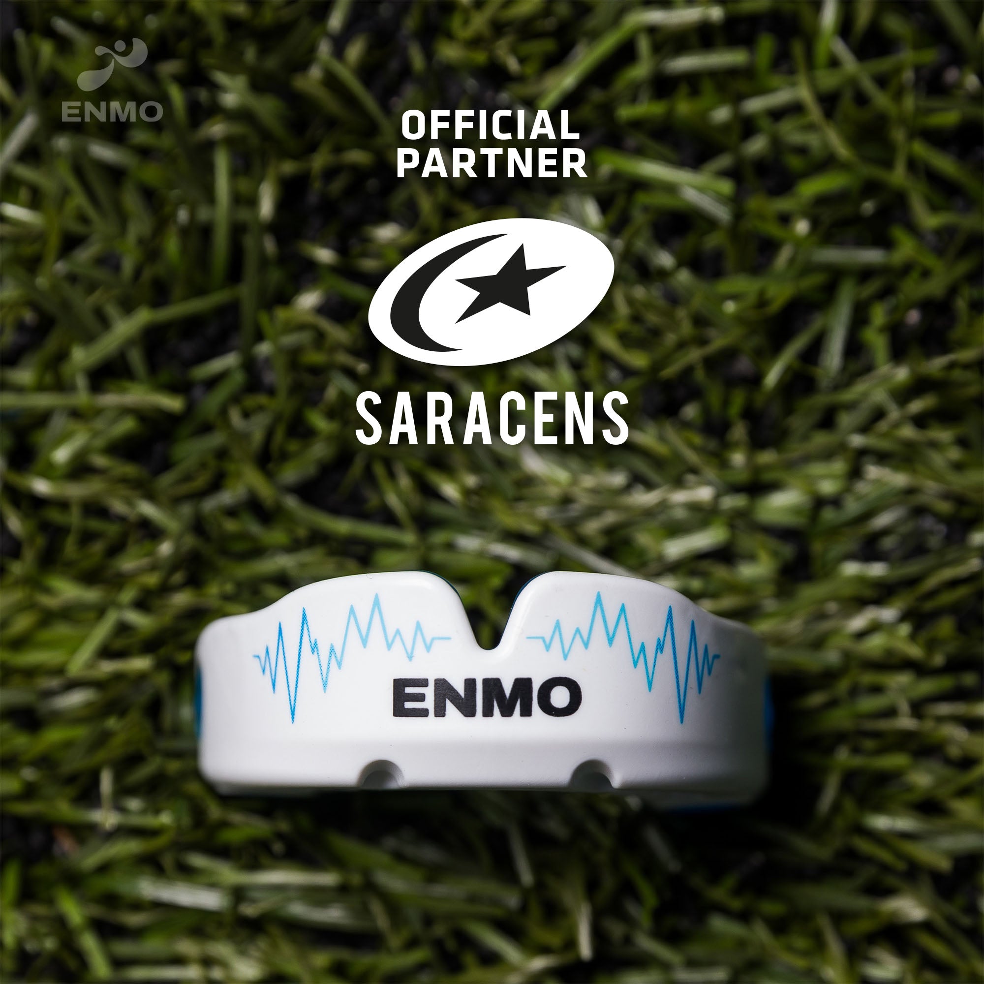 Enmo Maxilla Pro Mouthguard - Adult White/Blue
